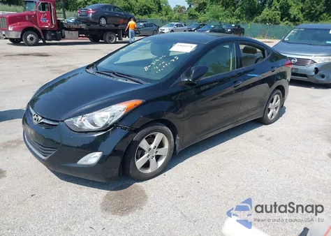 2013 Hyundai Elantra Gls z USA, uszkodzony, nr VIN KMHDH4AE3DU646610